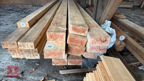 14 X 4.8M UNSORTED SAWN REDWOOD