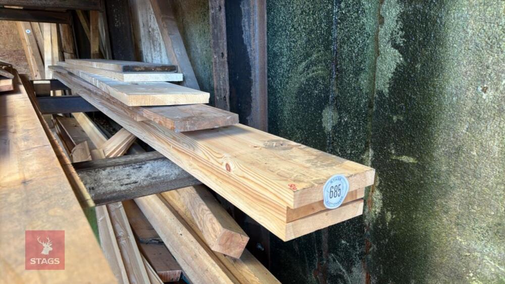 9 MIXED PLANKS OF TIMBER