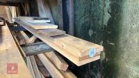 9 MIXED PLANKS OF TIMBER