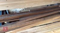ASSORTED REDWOOD BATTEN & PLANKS - 9