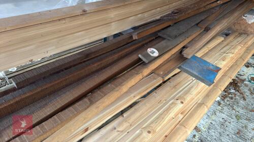 ASSORTED REDWOOD BATTEN & PLANKS