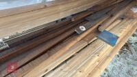 ASSORTED REDWOOD BATTEN & PLANKS
