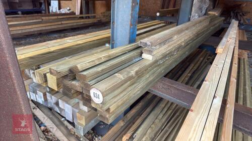 24 X 3.6M LENGTHS OF FENCE CAPPING