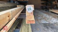 4 X 4.8M TIMBER RAILS - 4