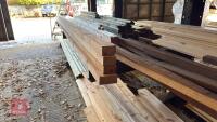 4 X 4.8M TIMBER RAILS - 5