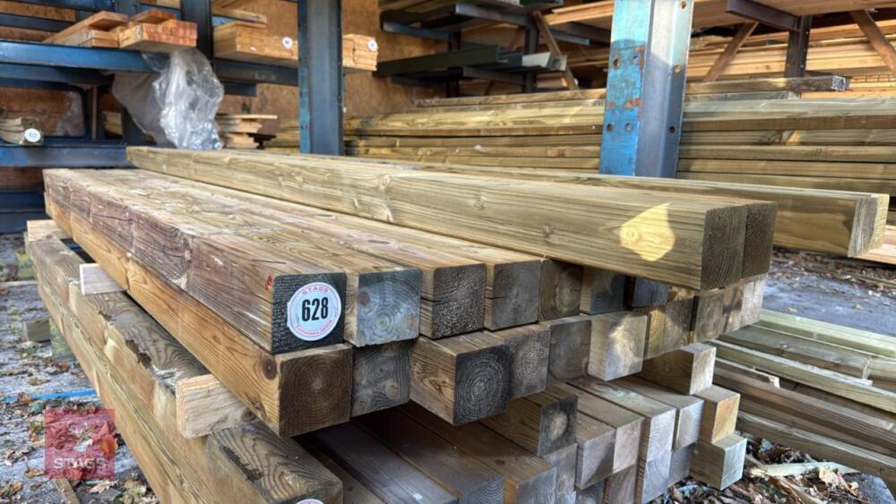 25 X 2.4M X 9CM X 9CM TIMBER LENGTHS