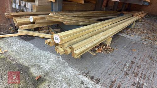 14 X 3.6M LEGTHS OF FENCE CAPPING