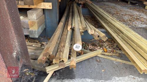 8 X 3.6M LENGTHS OF FENCE CAPPING