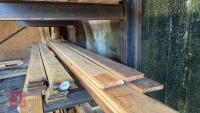 13 MIXED REDWOOD TIMBER PLANKS - 4