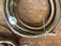 3 LONG HYDRAULIC HOSES - 5