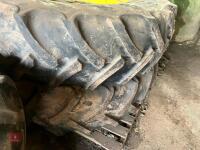 SET FRONT AND REAR TRACTOR TYRES - 6