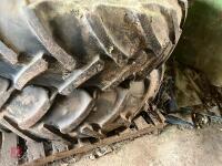 SET FRONT AND REAR TRACTOR TYRES - 10