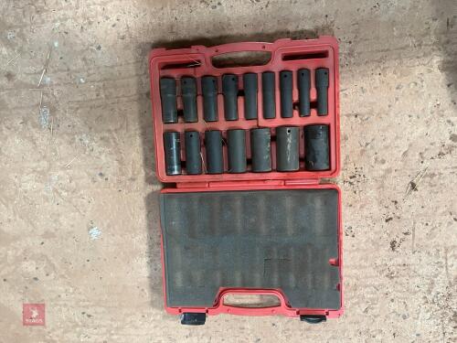SET OF 1 1/2'' DRIVE HIGH IMPACT SOCKET