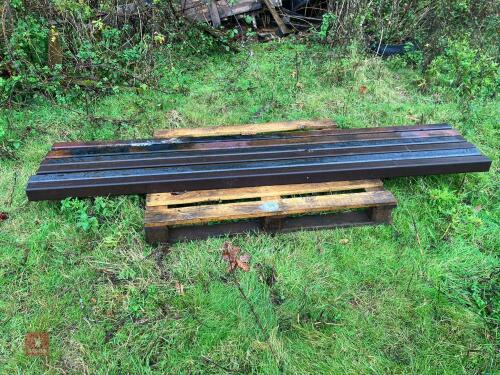 6 LENGTHS OF BOX SECTION STEEL