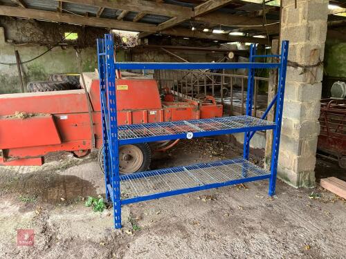 SINGLE METAL SHELVING UNIT