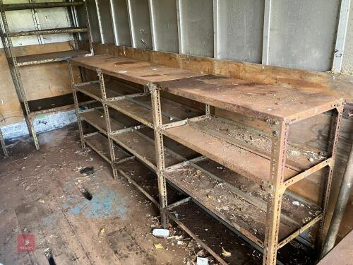 METAL WORKSHOP SHELVING