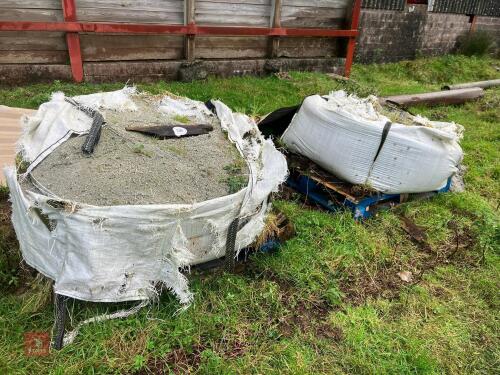 2 PALLETS OF SILVER SAND