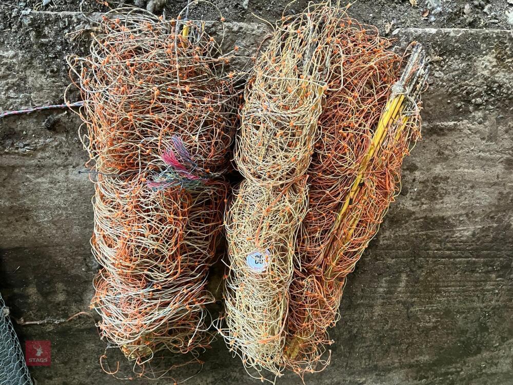 3 ROLLS OF USED 'RABBIT' FLEXINET