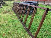 2 X 16' METAL CATTLE FEED BARRIERS