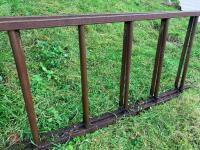 2 X 16' METAL CATTLE FEED BARRIERS - 9