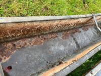 5 X 9' GALVANISED GROUND FEED TROUGHS - 10