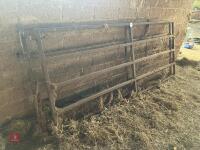 2 METAL BOX SECTION YARD GATES