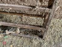 2 METAL BOX SECTION YARD GATES - 6