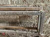 2 METAL BOX SECTION YARD GATES - 9
