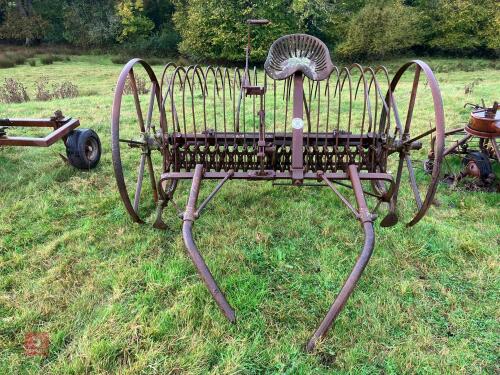 VINTAGE HORSE DRAWN HAY RAKE