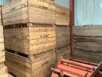 6 WOODEN 1 TON SWEDE/POTATO BOXES