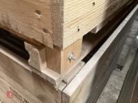 6 WOODEN 1 TON SWEDE/POTATO BOXES - 3