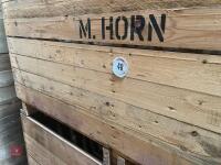 6 WOODEN 1 TON SWEDE/POTATO BOXES - 4