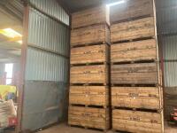 6 WOODEN 1 TON SWEDE/POTATO BOXES