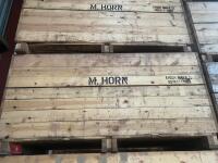 6 WOODEN 1 TON SWEDE/POTATO BOXES - 3