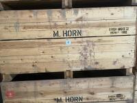 6 WOODEN 1 TON SWEDE/POTATO BOXES - 4