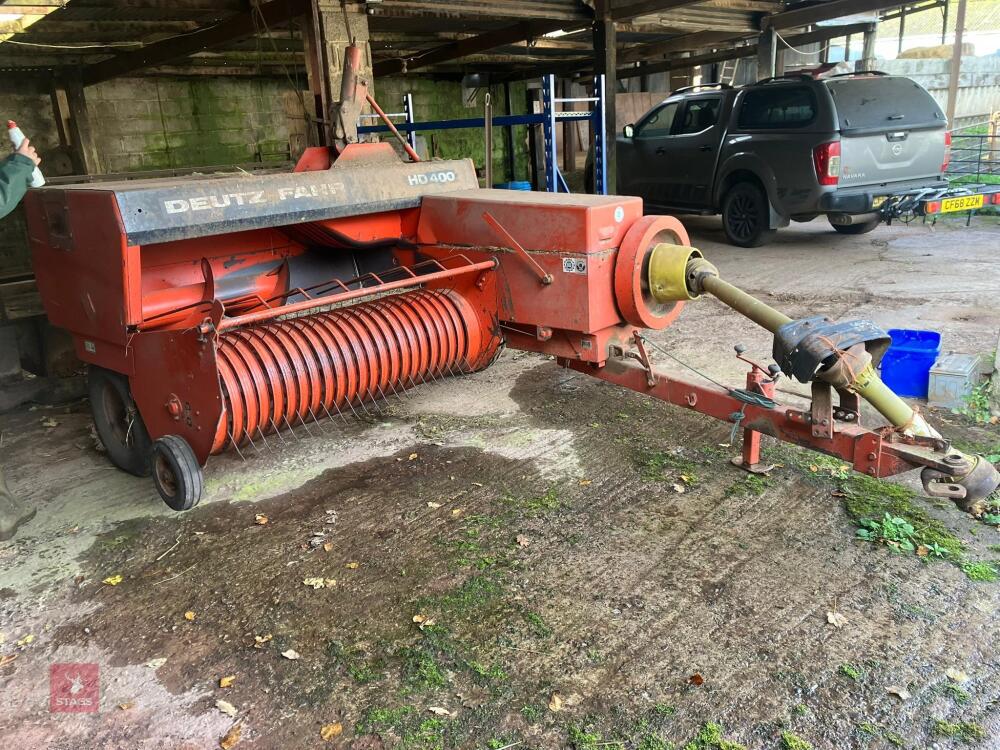 DEUTZ FAHR HD400 CONVENTIONAL BALER
