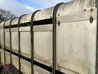IFOR WILLIAMS TWIN AXLE LIVESTOCK TRAILER - 13