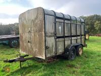 IFOR WILLIAMS TWIN AXLE LIVESTOCK TRAILER - 21