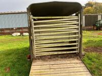 IFOR WILLIAMS TWIN AXLE LIVESTOCK TRAILER - 42