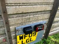 IFOR WILLIAMS TWIN AXLE LIVESTOCK TRAILER - 46