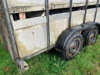IFOR WILLIAMS TWIN AXLE LIVESTOCK TRAILER - 48