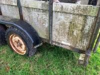 IFOR WILLIAMS TWIN AXLE LIVESTOCK TRAILER - 49