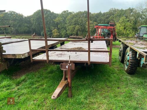 14' 6'' SINGLE AXLE BALE TRAILER