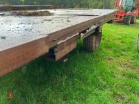 14' 6'' SINGLE AXLE BALE TRAILER - 16