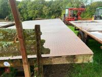 16' SINGLE AXLE BALE TRAILER - 17