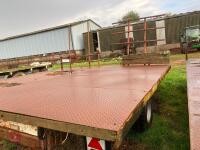 16' SINGLE AXLE BALE TRAILER - 22