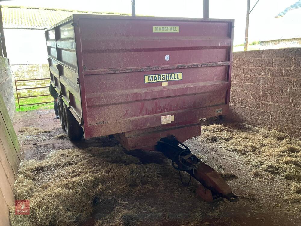 MARSHALL 8 TON TWIN AXLE GRAIN TRAILER
