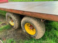 2002 MARSHALL TWIN AXLE BALE TRAILER - 28