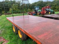 2002 MARSHALL TWIN AXLE BALE TRAILER - 30