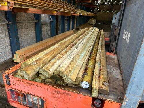 26 X 12' HALF ROUND SPUNRAILS